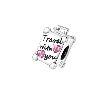  Charms Valija travél  Whit you ( viajar contigo ) 