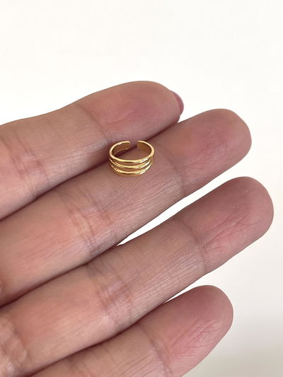 Ear cuff triple 