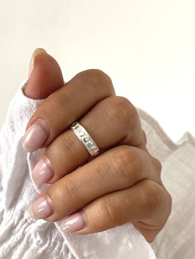 Anillo media falanges ( círculos ) 