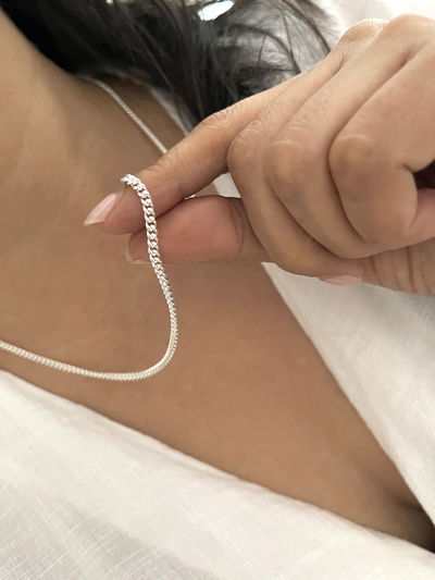 Cadena cubana redondeada ( 55cm ) 