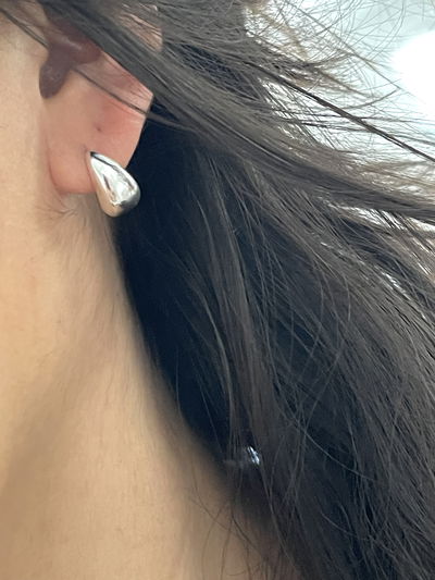 Aros pasantes minis gotas . 