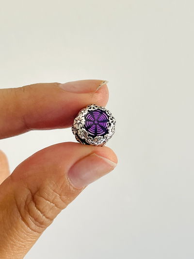 Charms flores lila 