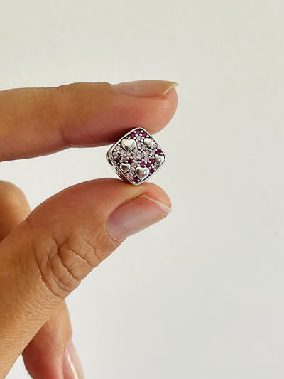  Charms corazones 