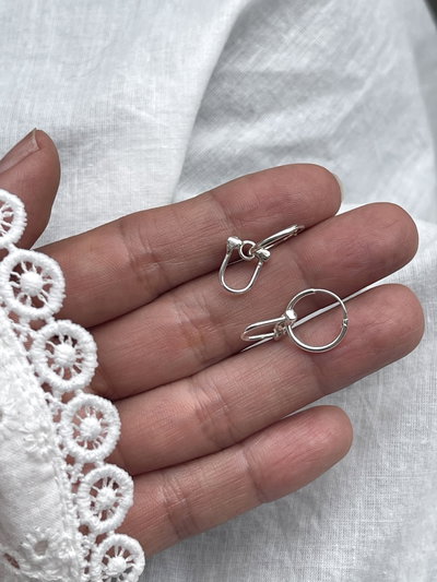 Argollas lisas tiff cierre escondido