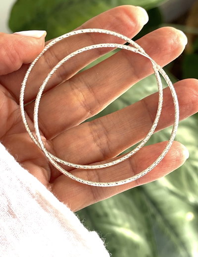 Argollas diamantada o torzada