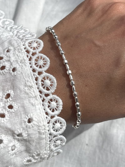 Pulseras geométrica cubo y rectángulo