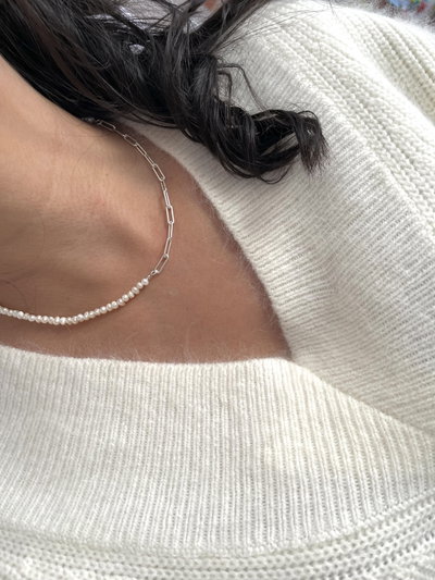 Choker de perlas cultivadas de agua dulce