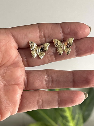 Aros mariposas lisas 
