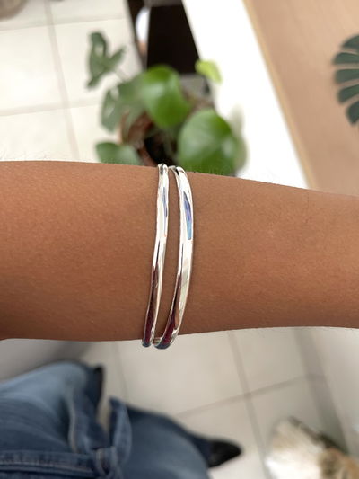 Pulsera semi esclava  doble 