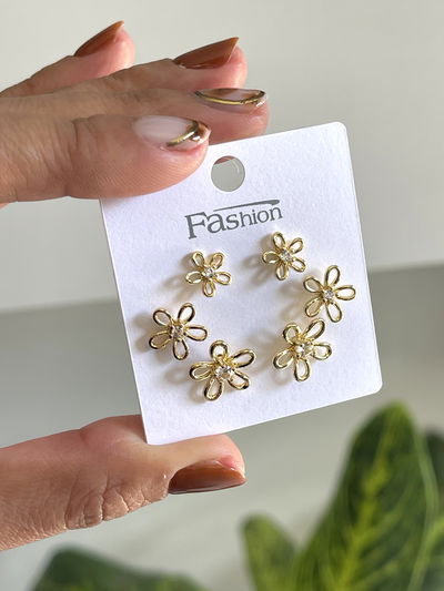 Mix por 3 aros  margaritas 