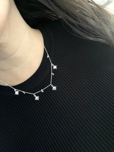 Choker  estrellas de belén 
