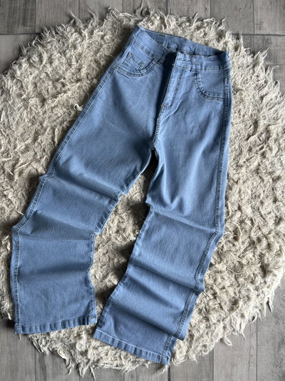 WIDE LEG ELASTIZADO CELESTE 