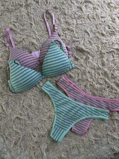 CONJUNTO RAYADO