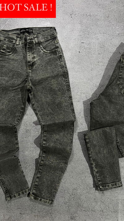 JEANS LAS LOCAS GRIS O