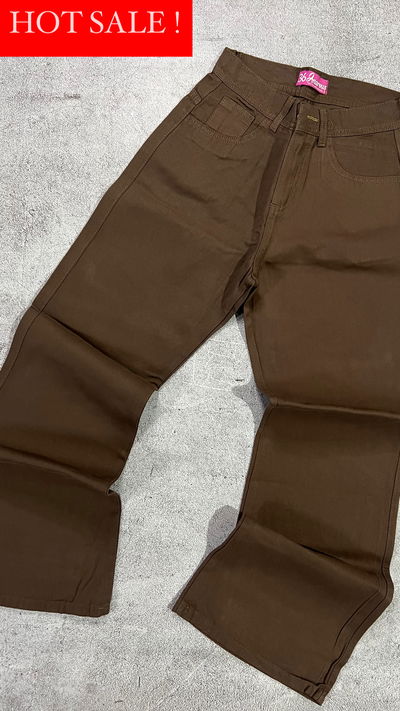 WIDE LEG CHOCOLATE 