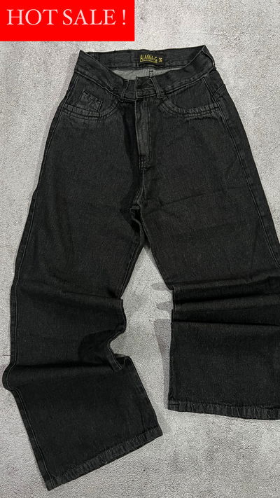 WIDE LEG GRIS 