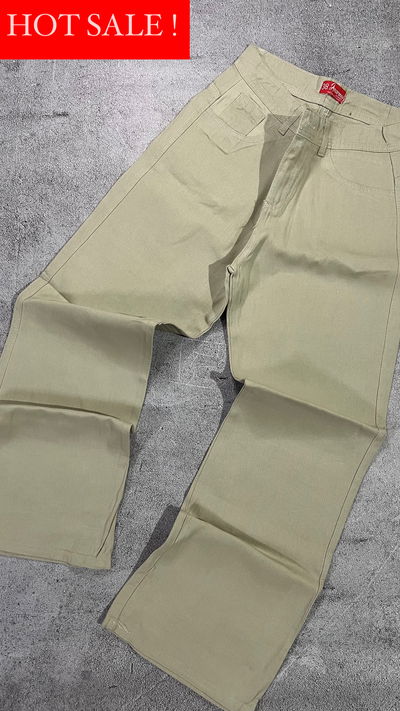 WIDE LEG BEIGE