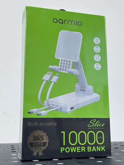 OARMIO CARGADOR PORTATIL POWER BANK SOPORTE CELULAR 10000Mah MXQM114A
