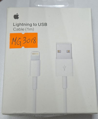 CABLE IPHONE USB A LIGHTNING 1M