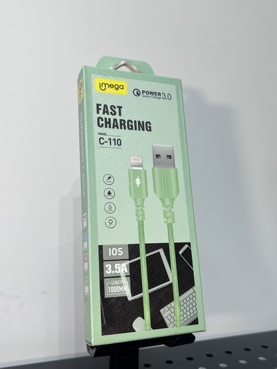 IMEGA CABLE USB A LIGHTNING 3.5A C110