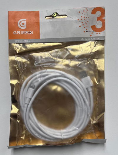 GRIFFIN CABLE USB A LIGHTNING 3MTS