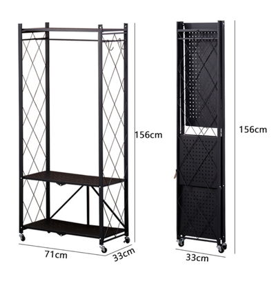 PERCHERO CON 2 ESTANTES 71*32*158