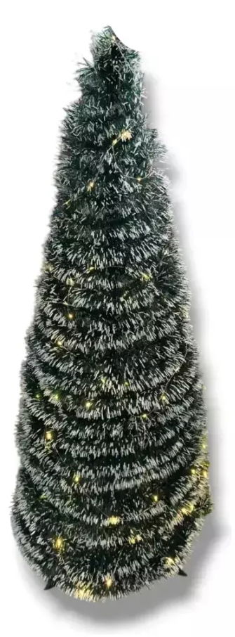 ARBOLITO DE NAVIDAD 120 CM DECORADO CON LUCES LED