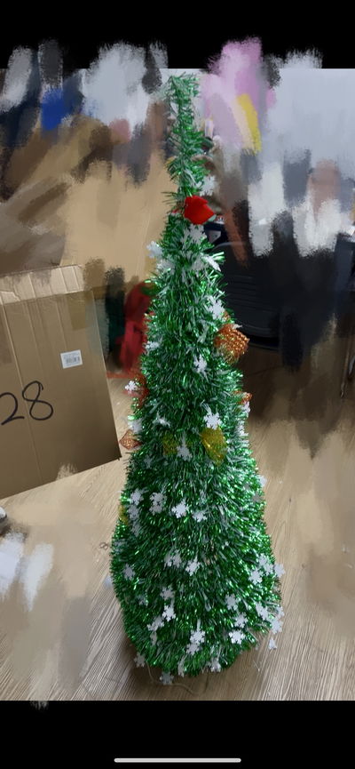 ARBOLITO DE NAVIDAD 120 CM DECORADO CON LUCES LED