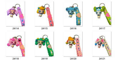 LLAVEROS GOMAS SERIE CATCH TEENIEPING（CONSULTAR LA VARIEDAD）