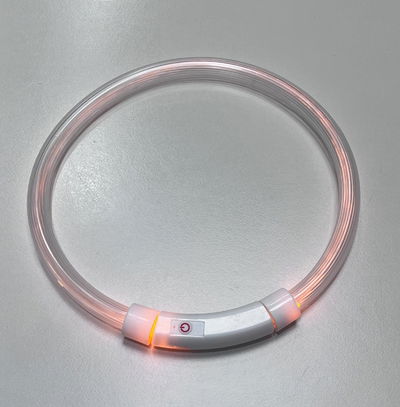 COLLAR PARA MASCOTAS CON LUZ CARGA USB