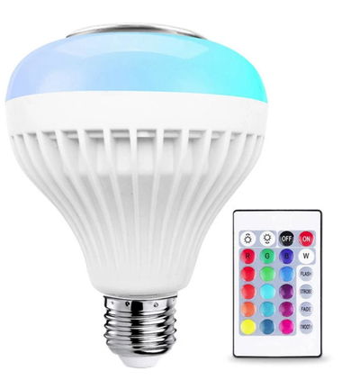 LAMPARA GIRATORIA CON PARLANTE BLUETOOTH APP M8485