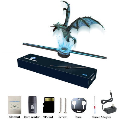 PROYECTOR MÁQUINA PUBLICITARIA HOLOGRÁFICA 3D DE 42 CM