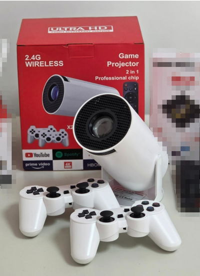 PROYECTOR CON 2 JOYSTICKS JUEGO