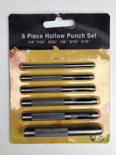 PUNZON HUECO X 6 PCS