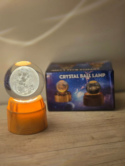  BOLA DE CRISTAL GIRATORIA 6 CM (MOTIVOS SURTIDOS)