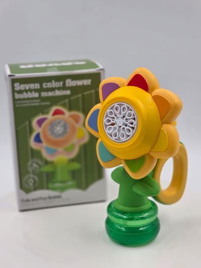BURBUJERO GIRASOL PILA RECARGABLE