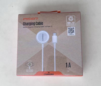 PISEN BASE DE CARGA PARA IWATCH MAGNETICA TIPO C BLANCO WC021000B BULTO X 200 UNI