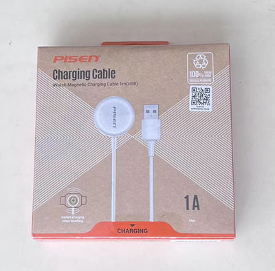 BASE DE CARGA PARA IWATCH BLANCO USB 1A 1 M TSC01W1000B , BULTO X 200 UNI