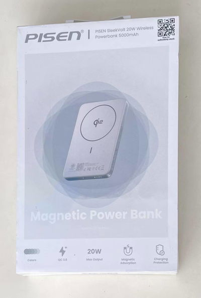 SLEEKVOLT MAGNETICO POWER BANK GRIS 20W 5000MAH TPD147G , BULTO X 50 UNI