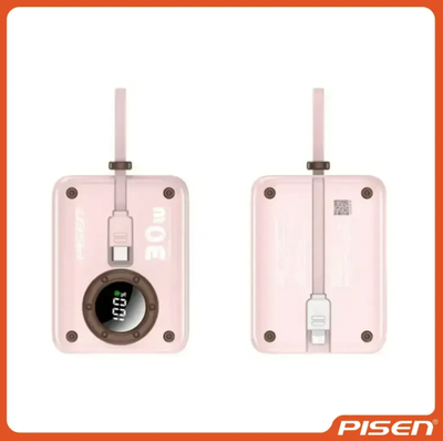 POWERPIX POWER BANK ROSA 30W 10000MAH TSD373R , BULTO X 50 UNI