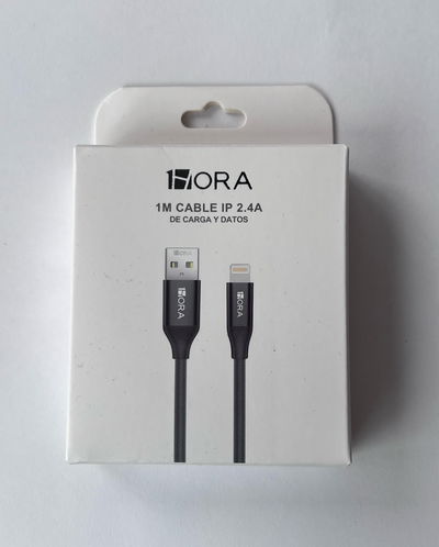 CABLE TRENZADO USB-A - LIGHTNING 1 M CAB250N