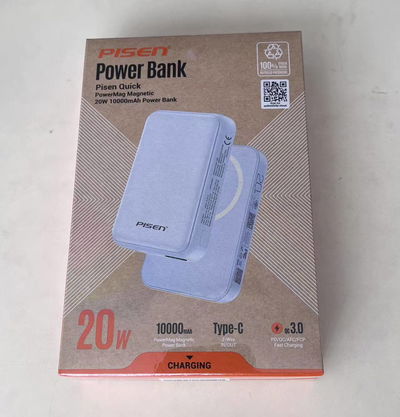 QUICK POWER BANK MAGNETICA CELESTE 20W 10000MAH TIPO C TPD111C BULTO X 50 UNI