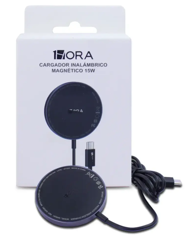 CARGADOR INALÁMBRICO ( 15W ) NEGRO GAR281N