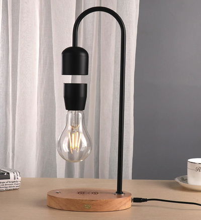 LÁMPARA LED FLOTANTE CON CARGADOR INALÁMBRICO