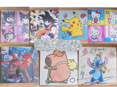 PINTURA DE DIAMANTES ANIMES 40 X 40 （ CONSULTAR LA VARIEDAD ）