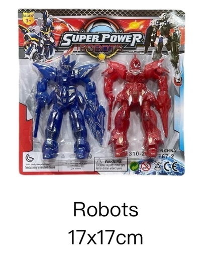 MUÑECO ROBOTS SUPER POWER X2