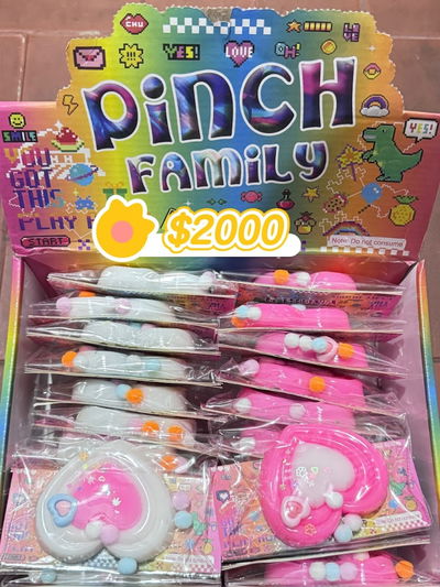 PINCH FAMILY SQUISHY ANTIESTRES CORAZON