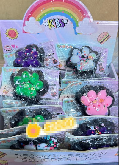SQUISHY PATA CON GLITTER