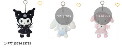 PELUCHE LLAVERO SERIE SANRIO 13CM