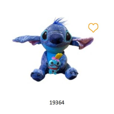 PELUCHE STITCH 22CM